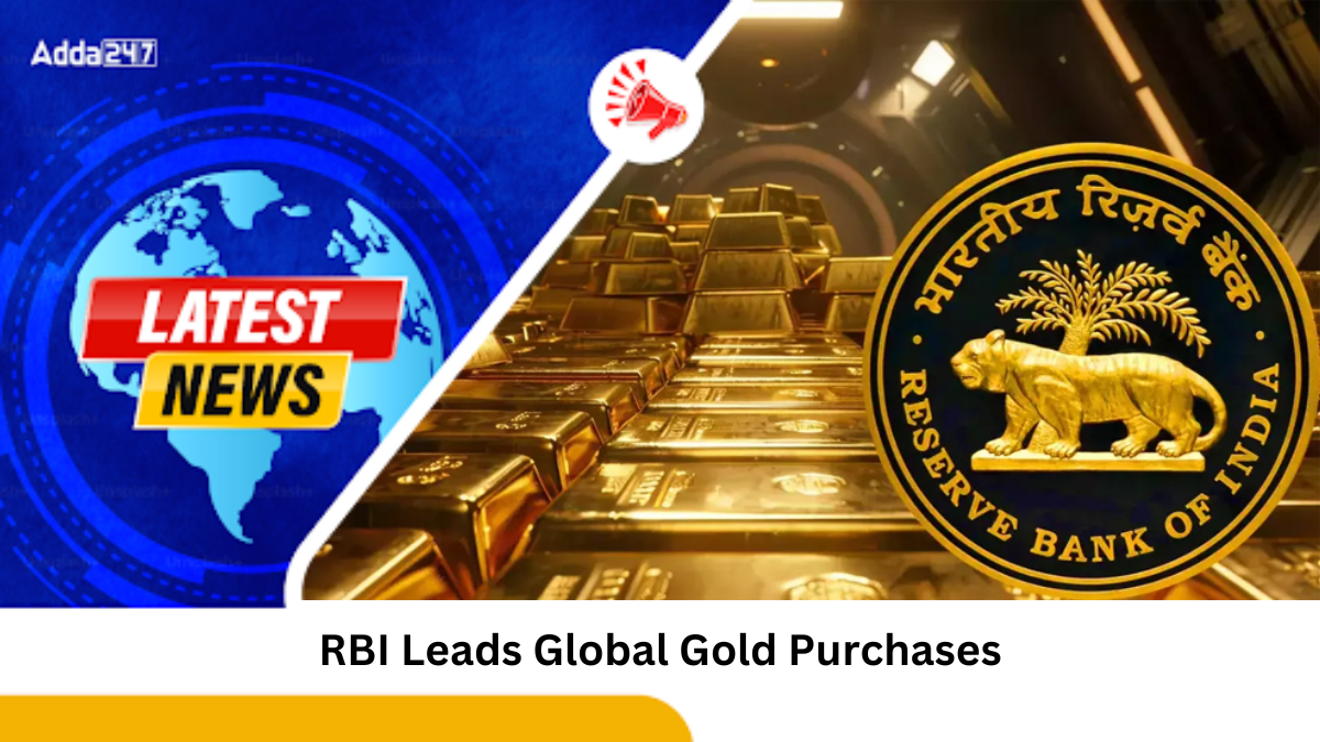 RBI Leads Global Gold Purchases with Record Reserves Surge