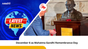 Nebraska Declares December 6 as Mahatma Gandhi Remembrance Day