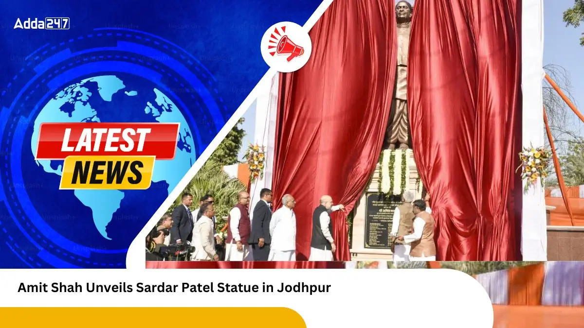 Amit Shah Unveils Sardar Patel Statue in Jodhpur