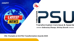 HSL Triumphs at 3rd PSU Transformation Awards 2024