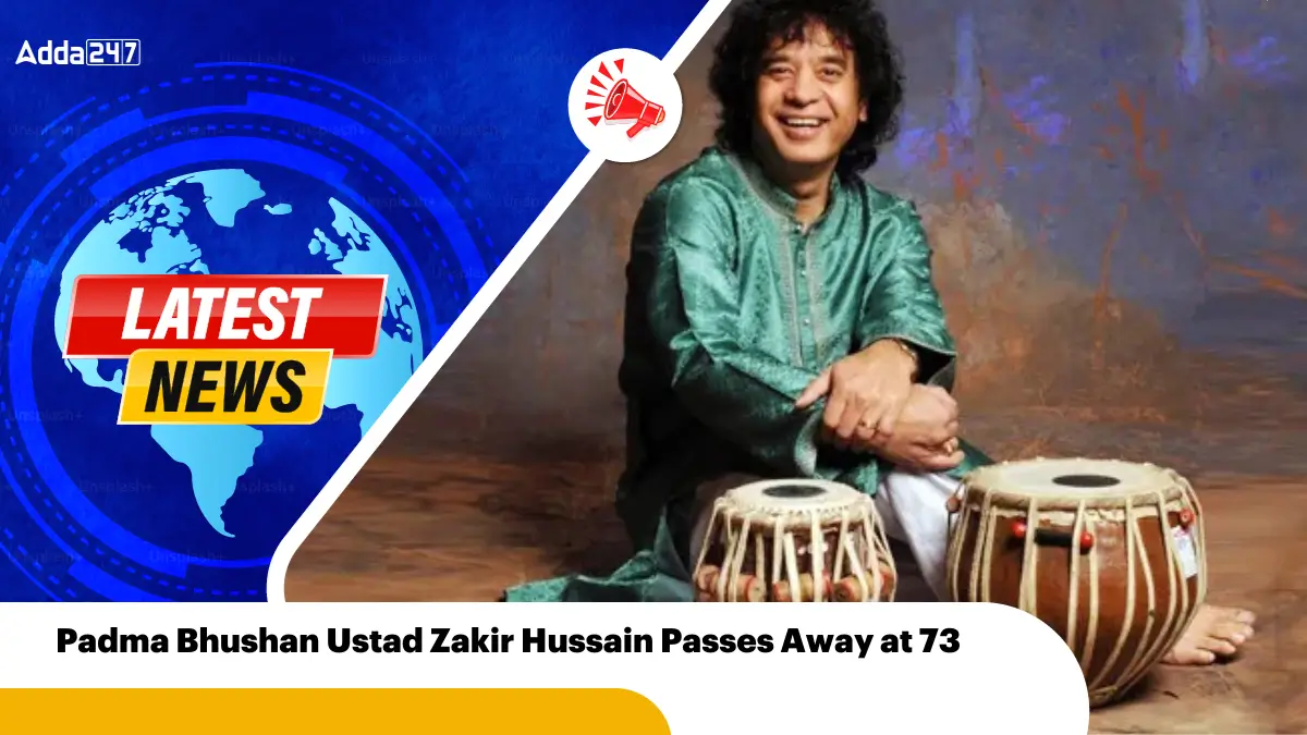 Padma Bhushan Ustad Zakir Hussain Passes Away at 73