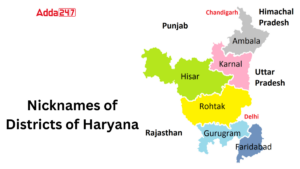 Nicknames of Districts of Haryana