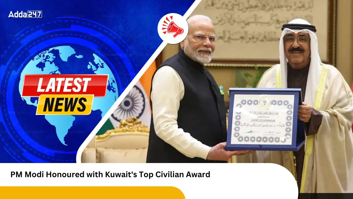 PM Modi Honoured with Kuwait's Top Civilian Award