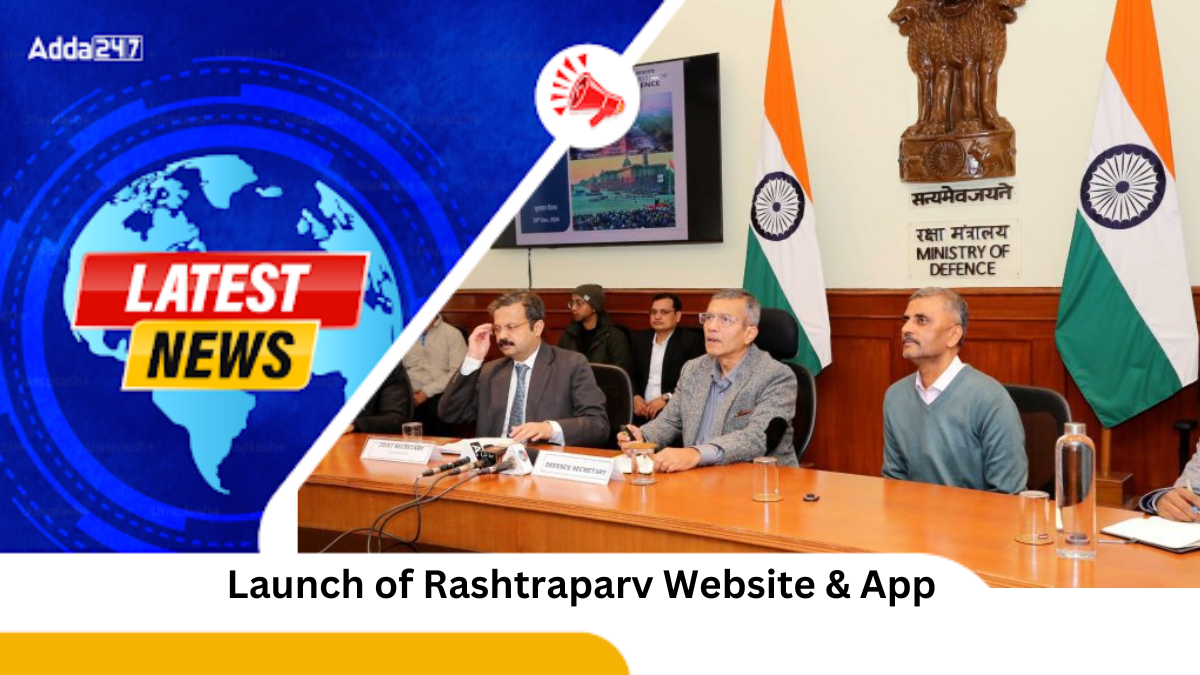 Defence Ministry Launches Rashtraparv Website & App on Good Governance Day