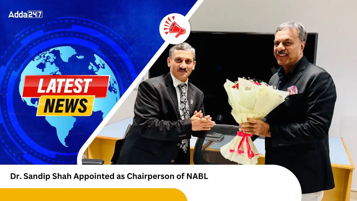 Dr. Sandip Shah Appointed as Chairperson of NABL