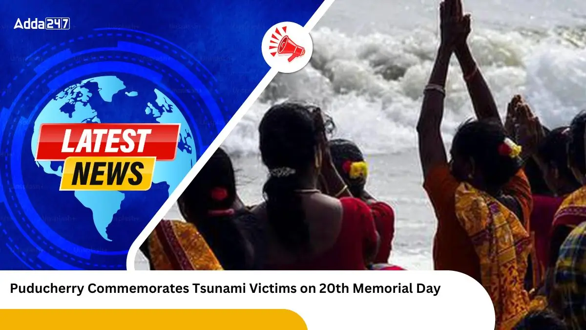 Puducherry Commemorates Tsunami Victims on 20th Memorial Day