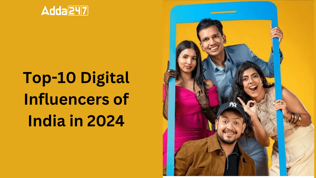 Recap 2024 Top-10 Digital Influencers of India in 2024