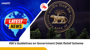 RBI's Guidelines on Government Debt Relief Scheme