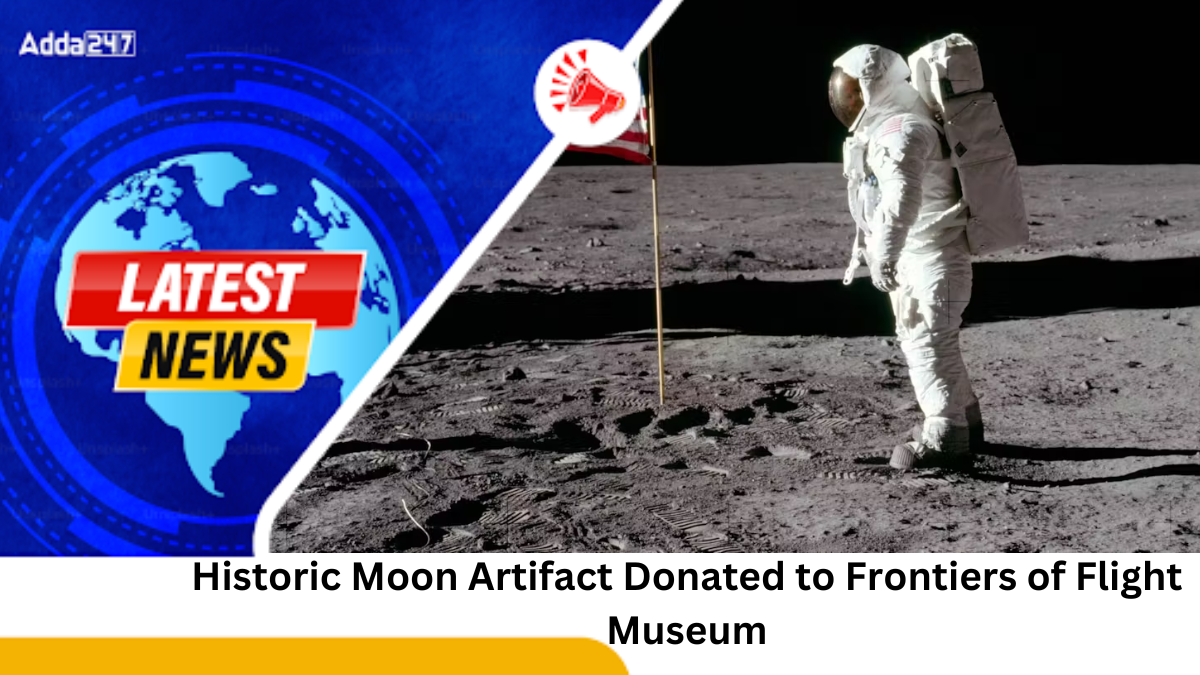 Historic Moon Artifact Donated to Frontiers of Flight Museum