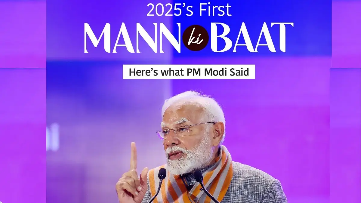 First 'Mann Ki Baat' of 2025 by PM Modi