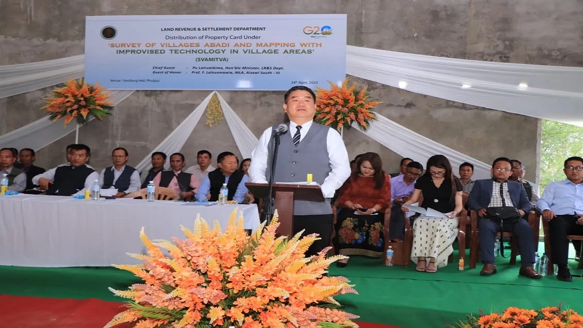 Mizoram Pioneers Property Card Distribution in Northeast