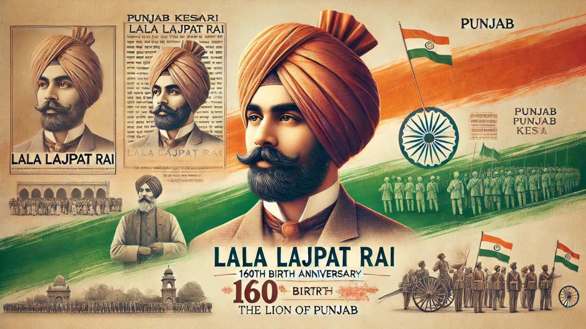 160th birth anniversary of Lala Lajpat Rai