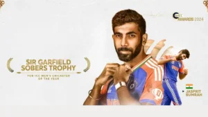 ICC Cricketer of the Year 2024 Jasprit Bumrah