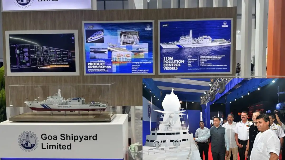 Goa Shipyard Displays Indigenous Vessels at NAVDEX 2025