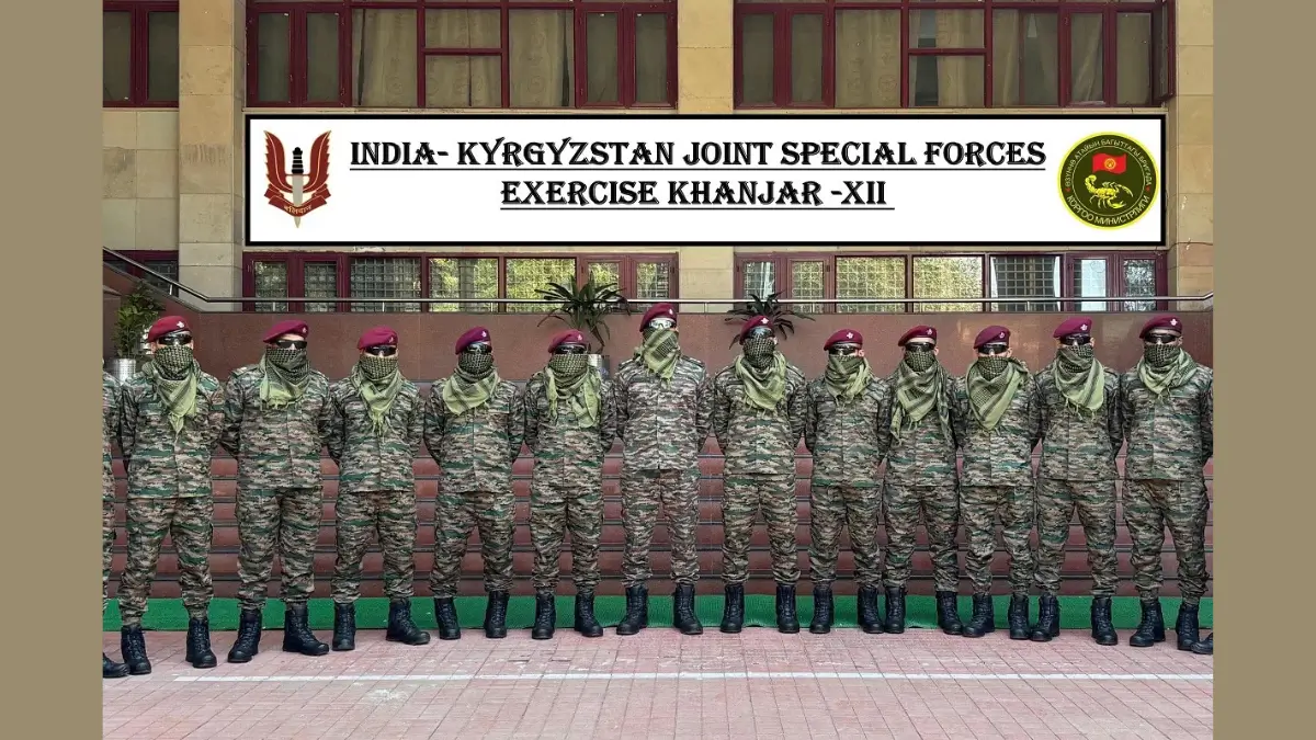 India-Kyrgyzstan Joint Special Forces Exercise KHANJAR-XII