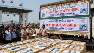 First Hilsa Consignment from Bangladesh Reaches India