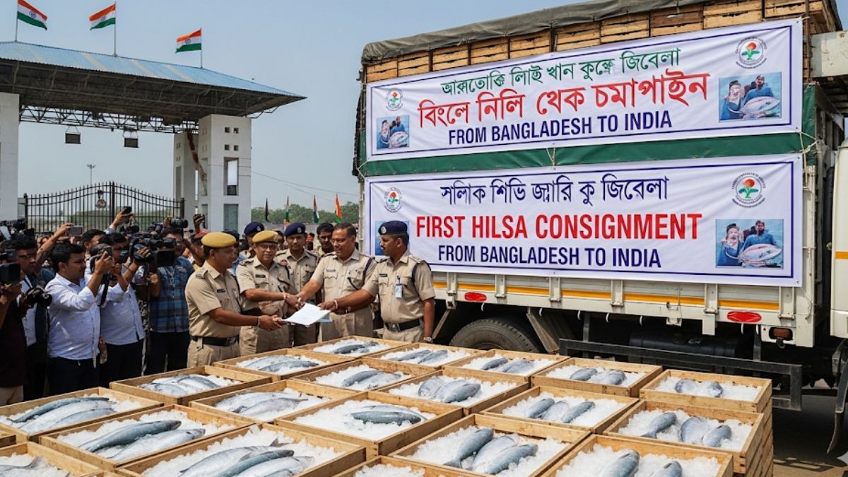 First Hilsa Consignment from Bangladesh Reaches India