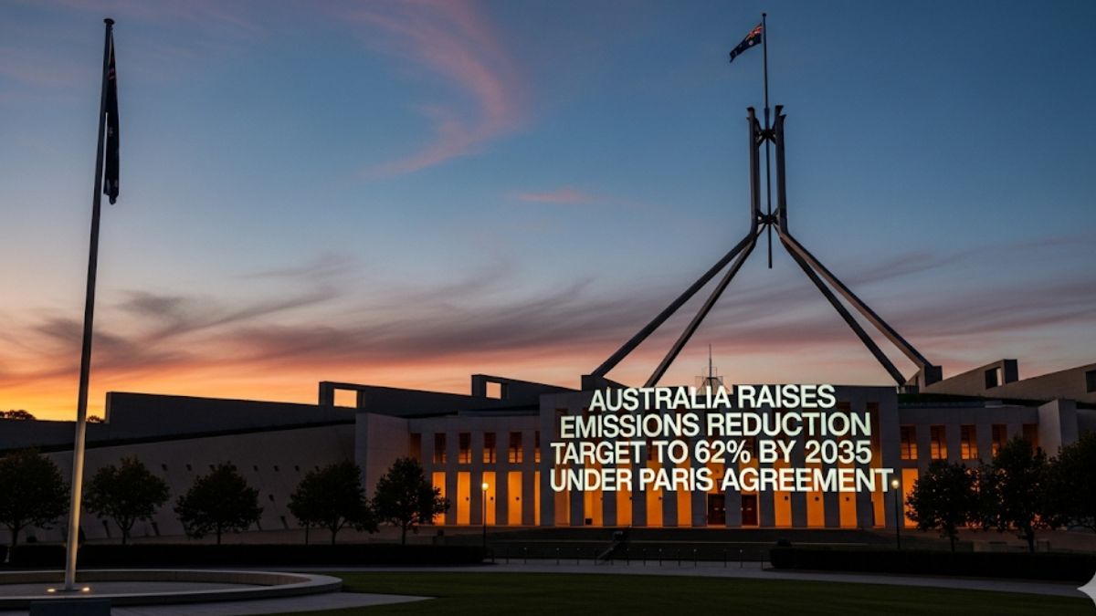 Australia Ups Emissions Target to 62% by 2035