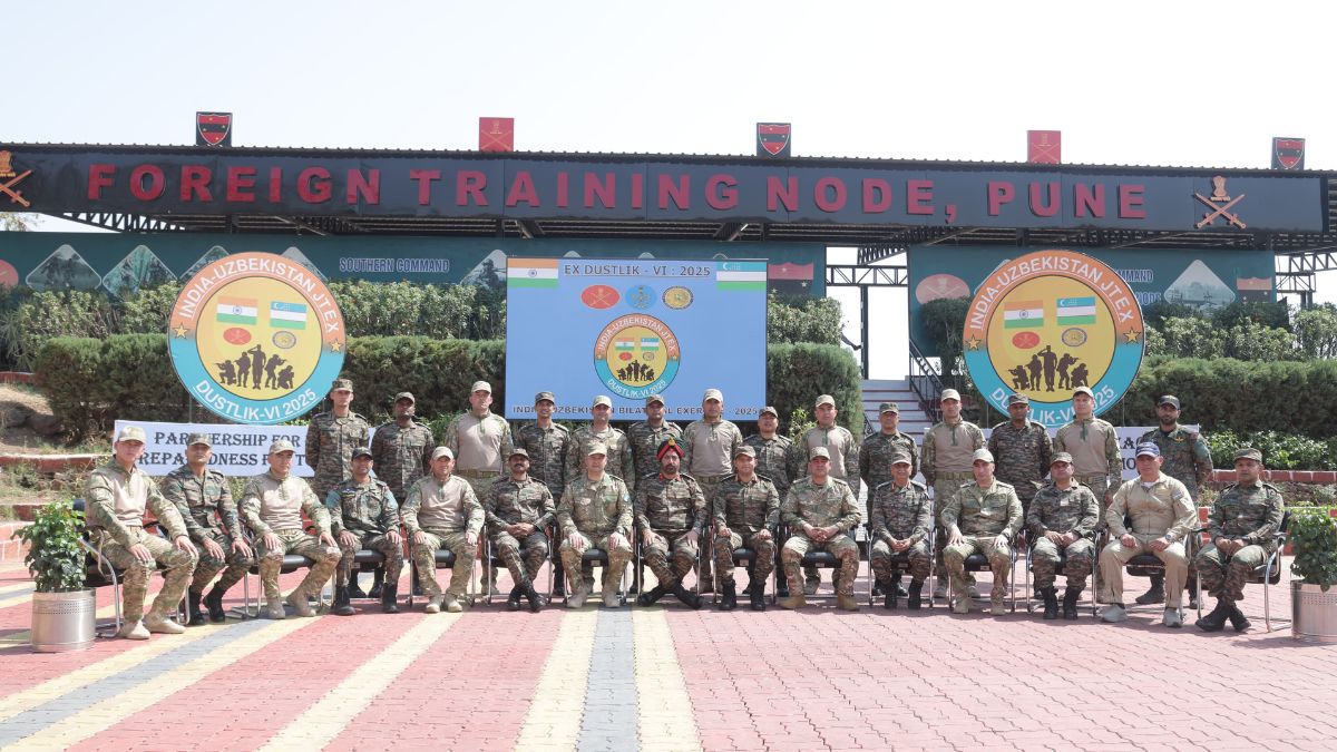 India-Uzbekistan Joint Military Exercise DUSTLIK-VI Begins at Aundh, Pune