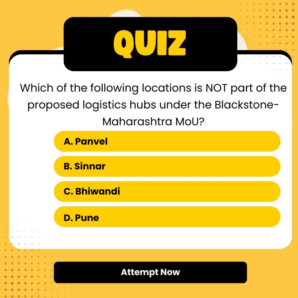 Blackstone's ₹5,127 Cr Investment to Boost Maharashtra's Logistics Infrastructure_4.1