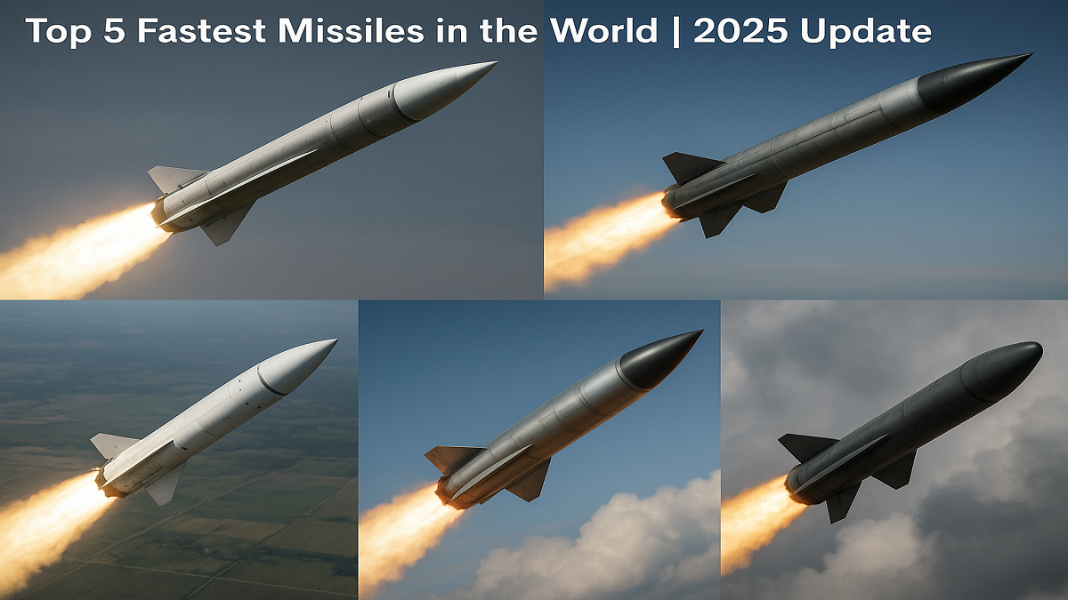 Top 5 Fastest Missiles in the World [2025 Update]