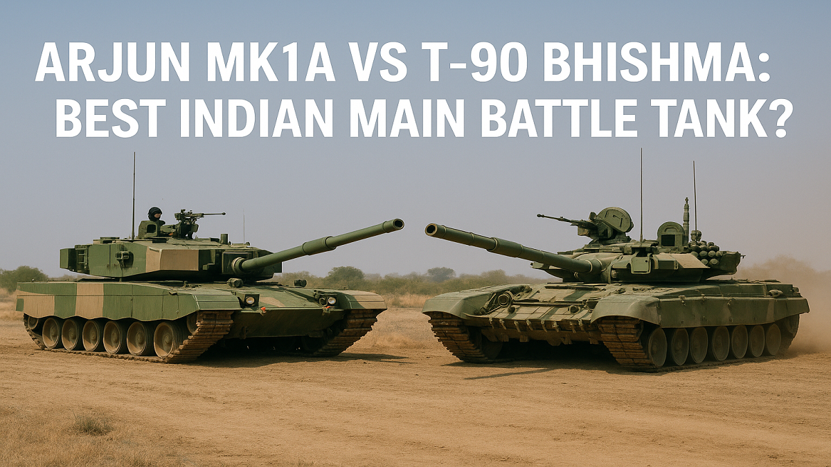 Arjun Mk1A vs T-90 Bhishma: Best Indian Main Battle Tank?