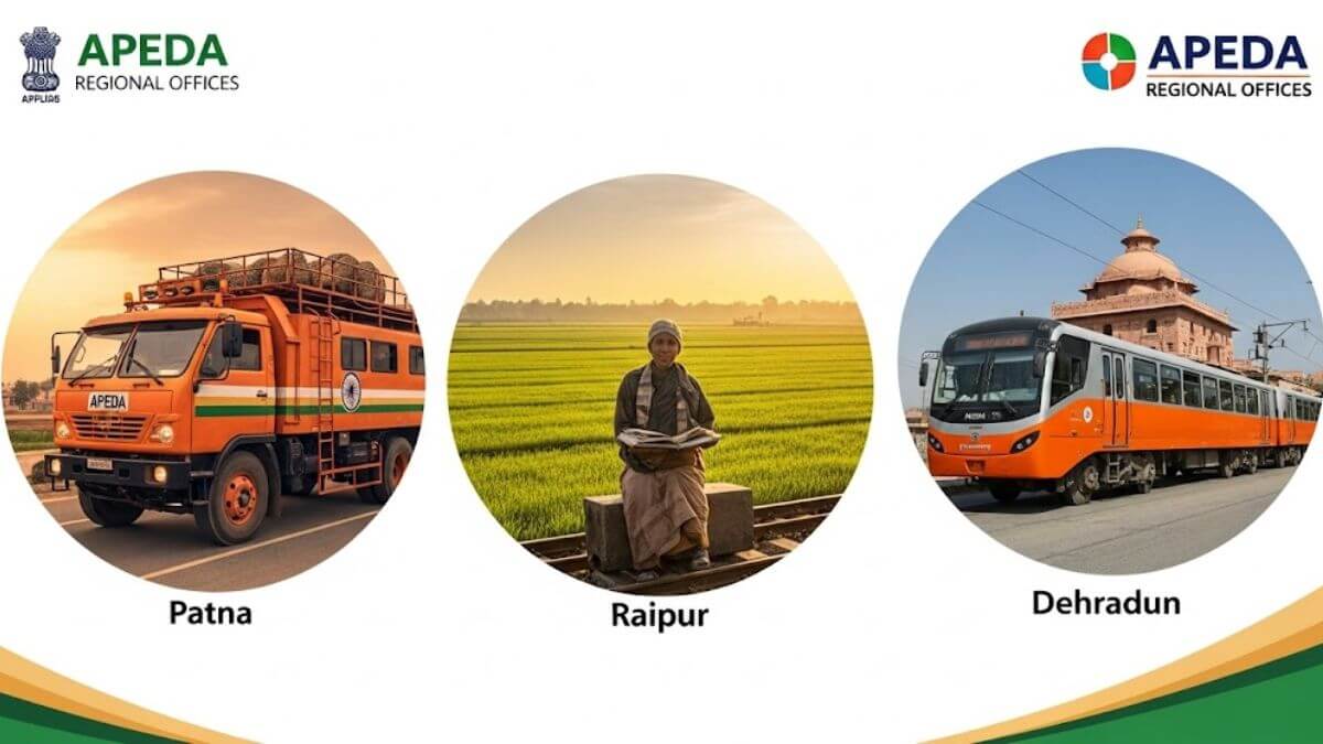 APEDA to Open New Regional Offices in Patna, Raipur, and Dehradun to Boost Agri Exports