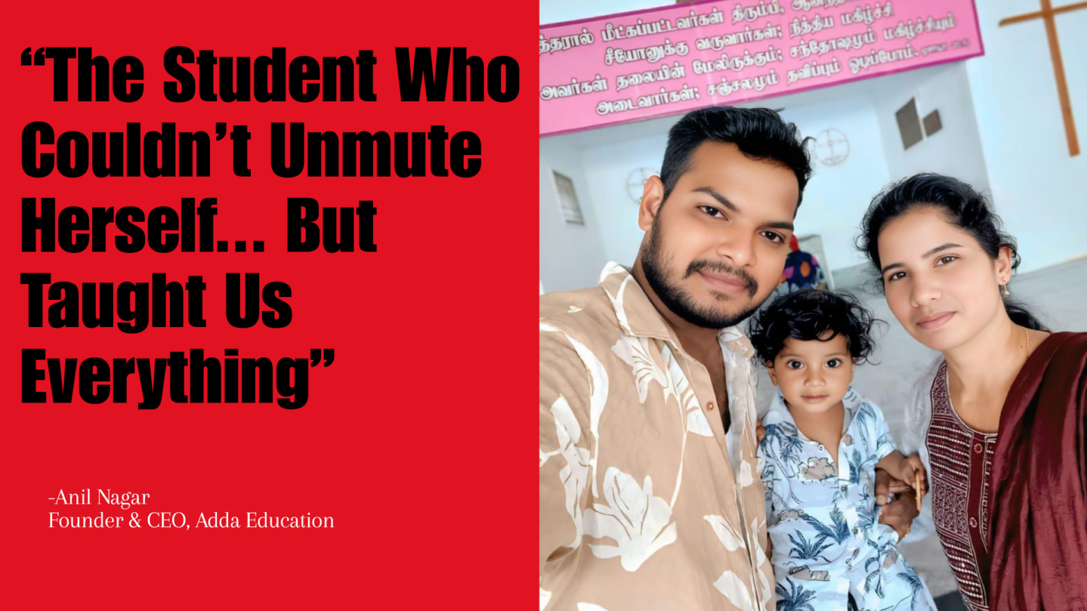 The Mother Studying for TNPSC with a Baby in Her Lap — This Is Who We’re Building For — Anil Nagar, Founder & CEO, Adda Education