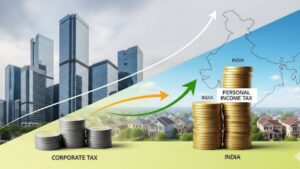 Personal Income Tax Collection Crosses Corporate Tax for the First Time in India