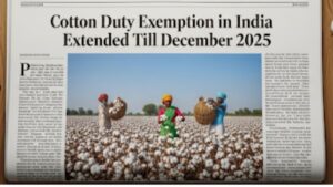 Cotton Import Duty Exemption Extended Till December 2025