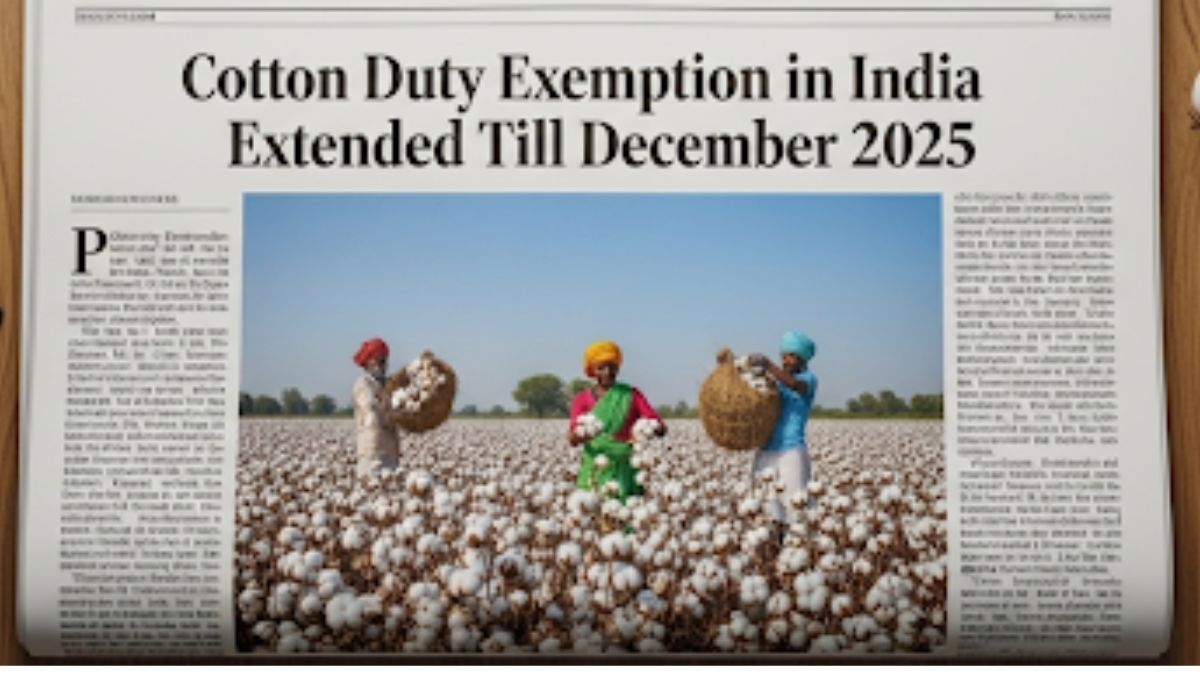 Cotton Import Duty Exemption Extended Till December