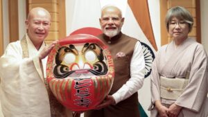 PM Modi Receives Auspicious Daruma Doll in Japan Visit