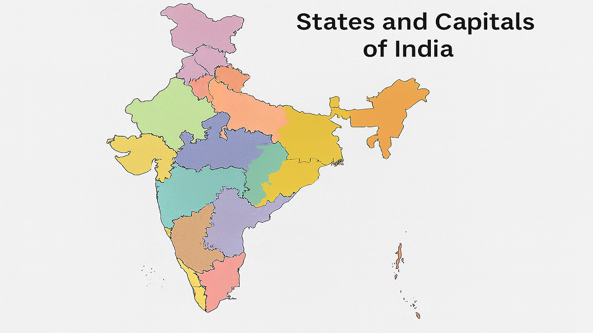 States and Capitals of India, Check the Complete List