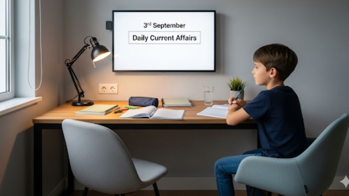 Daily Current Affairs 3rd September, 2025, Important News Headlines (Daily GK Update)