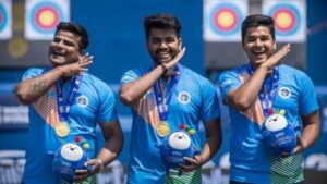 India Wins Historic Gold in Men’s Compound Archery at Worlds