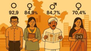 India’s Literacy Rate Rises to 80.9% in 2023–24