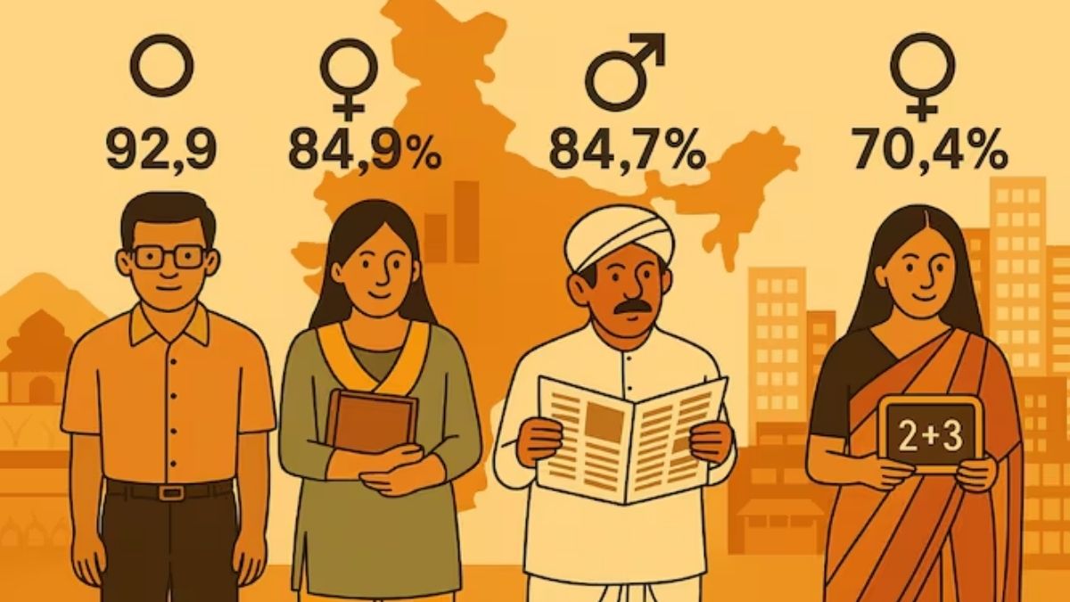 India’s Literacy Rate Rises to 80.9% in 2023–24