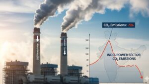 India Records First Half-Year CO₂ Emission Drop in 2025