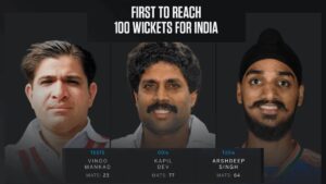 Arshdeep Singh Becomes First Indian to Reach 100 T20I Wickets