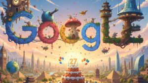 Google Turns 27: Celebrating a Legacy of Innovation with a Nostalgic Doodle