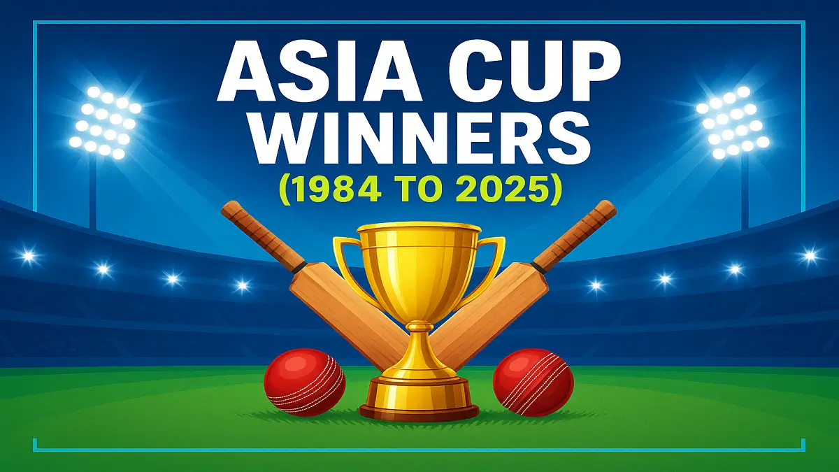 Asia Cup Winners (1984 to 2025) — Full List & Insights