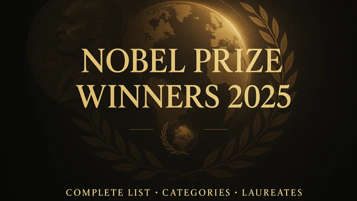 List of Nobel Prize Winners 2025, Check the List