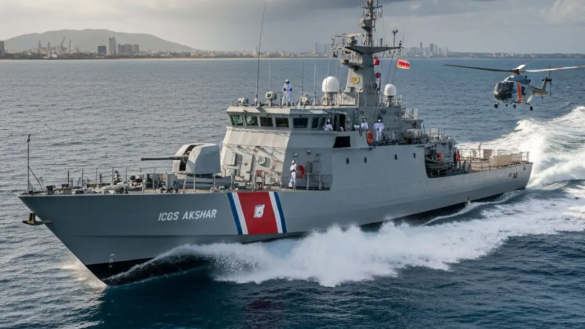 ICGS Akshar Commissioned Boost to Coast Guard Fleet