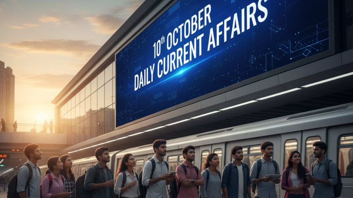 Daily Current Affairs 10th October 2025, Important News Headlines (Daily GK Update)