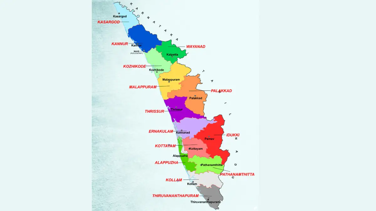 How Many Districts in Kerala? Districts Name