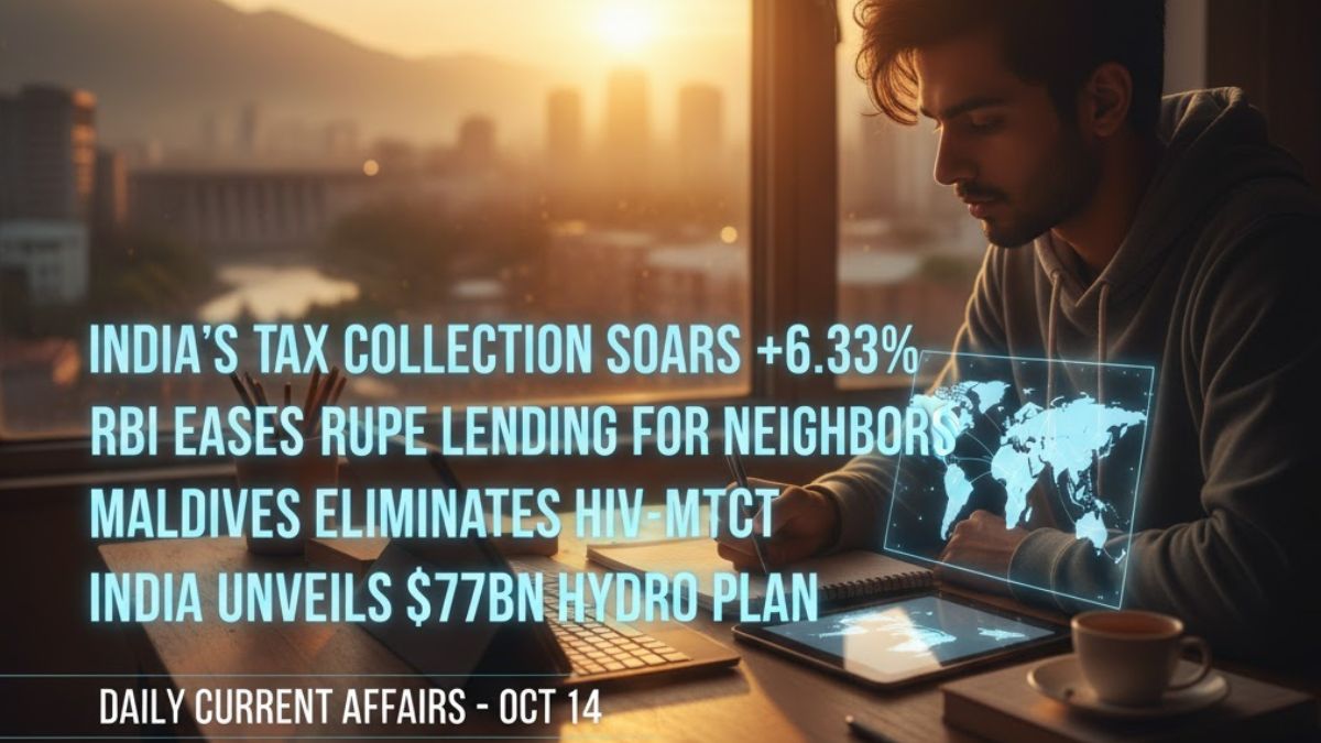 Daily Current Affairs 14th October 2025, Important News Headlines (Daily GK Update)