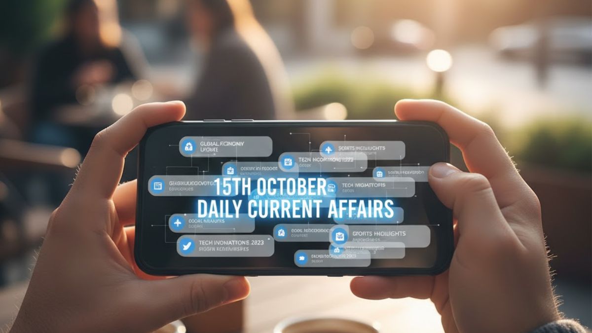 Daily Current Affairs 15th October 2025, Important News Headlines (Daily GK Update)