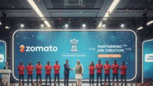 Govt, Zomato Partner to Offer 2.5 Lakh Jobs Yearly