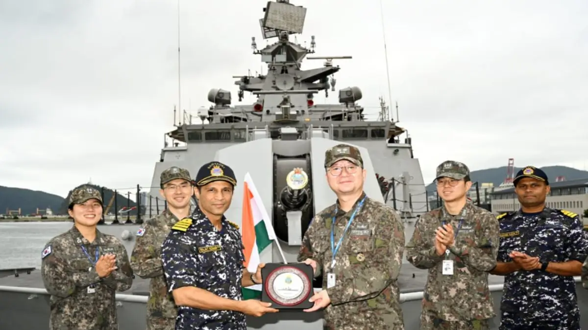 India–South Korea Hold First Bilateral Naval Exercise IN–RoKN
