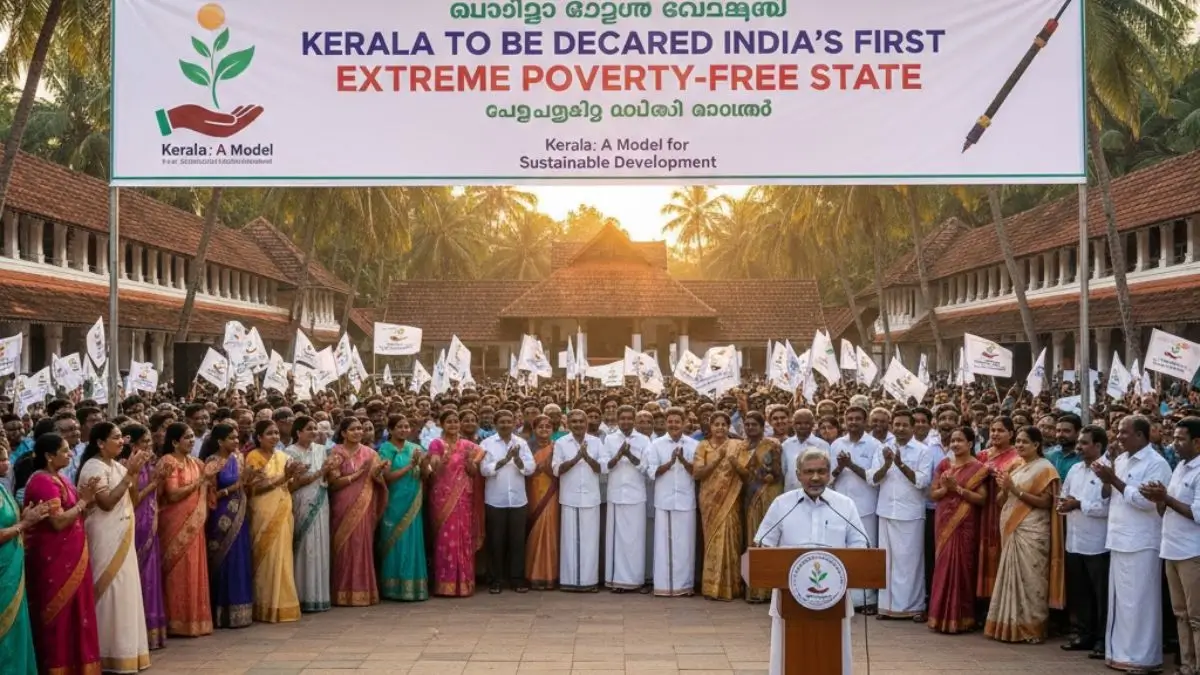 Kerala to Be Declared India’s First Extreme Poverty-Free State
